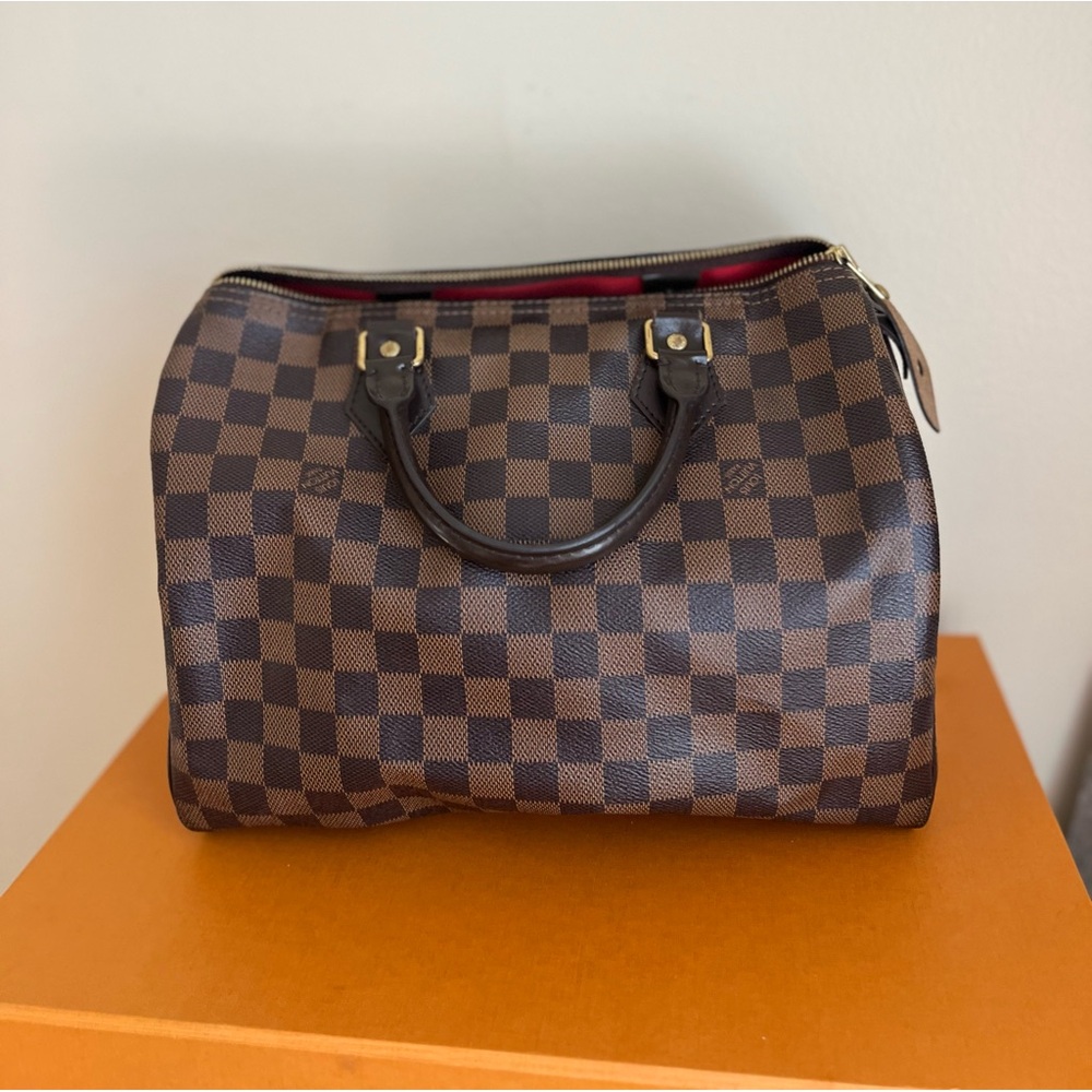 Damier Ebene Louis Vuitton Speedy 30